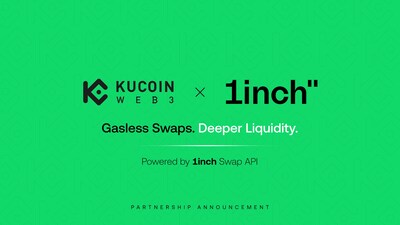 KuCoin Web3 Wallet integra la API de swap de 1inch para potenciar los swaps de activos del mundo real sin gas y protegidos por MEV