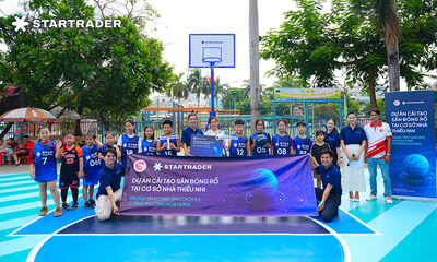STARTRADER transforma la cancha de baloncesto para 10.000 jóvenes al año en Vietnam