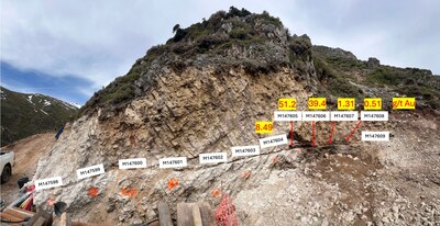 PAN GLOBAL CONFIRMA ALTA LEY EN SUPERFICIE CON 5,0 METROS A 20,2 g/t DE ORO EN EL PROYECTO CÁRMENES