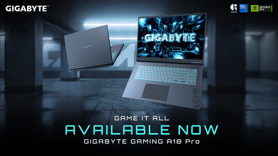 GIGABYTE lanza el GAMING A18 PRO, que redefine los portátiles gamingcon un rendimiento sostenido y diseño ultrafino