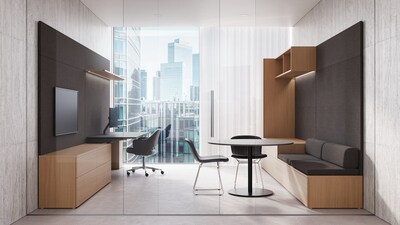 Knoll presenta Konzert, un sistema de oficina privada donde la precisión se une a la posibilidad