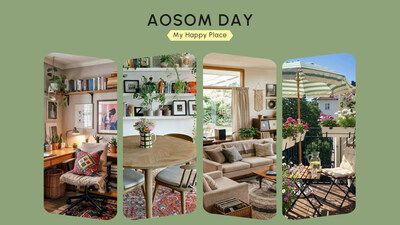Llega "Aosom Day: Tu espacio favorito", el gran evento online de Aosom con descuentos y premios exclusivos