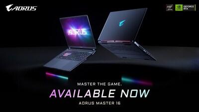 GIGABYTE anuncia que ya está disponible la AORUS MASTER 16, diseñada para ofrecer un rendimiento impulsado por IA y una experiencia de juego inmersiva