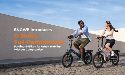ENGWE presenta la Serie O de bicicletas eléctricas plegables de alto rendimiento