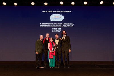 SMYTH EN CHICAGO ES NOMBRADO NO.1 EN LA LISTA DE NORTH AMERICA'S 50 BEST RESTAURANTS 2026