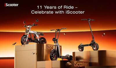 iScooter celebra 11 años de innovación con una venta de aniversario en toda Europa