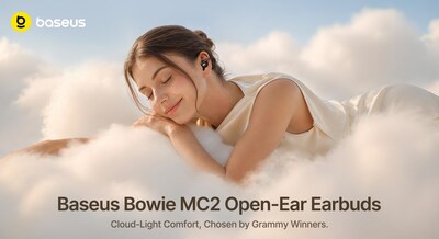 Redefine la comodidad cotidiana con los auriculares de oído abierto Baseus Bowie MC2