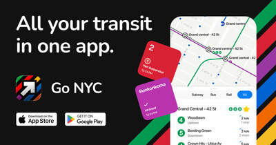 Se lanza la nueva aplicación Transit Go NYC, que contiene información sobre el metro, el autobús y el trenes regional