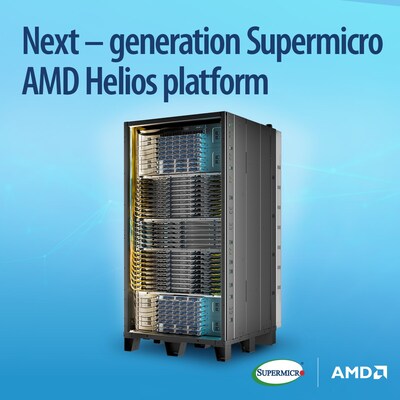 Supermicro amplía su liderazgo en IA a escala de rack con la plataforma AMD Helios