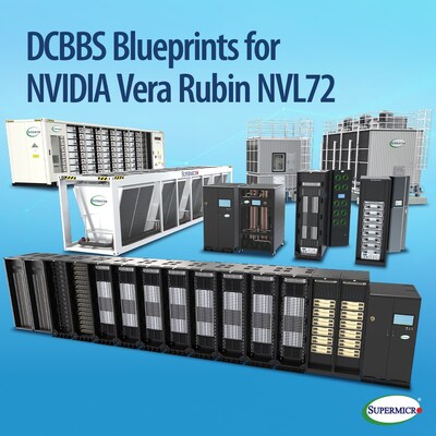 Supermicro presenta diseños DCBBS para NVIDIA Vera Rubin NVL72 y NVIDIA HGX™ Rubin NVL8