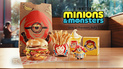 Diga "¡Bello!" al menú de Minions & Monsters, solo en Wendy's