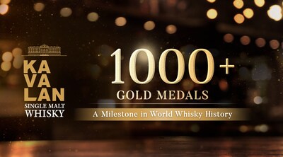 Kavalan alcanza las 1.000 medallas de oro: presenta su whisky más premiado